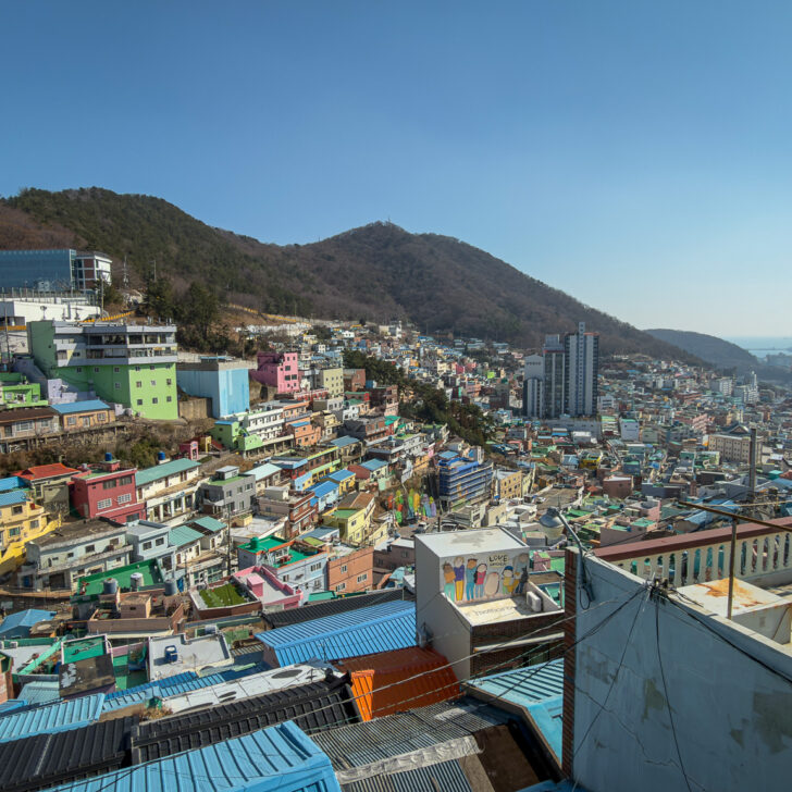 Gamcheon culture village in Busan South Korea